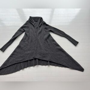 Zadig & Voltaire luxurious Gray Draped Women's Sweater 100% cashmere